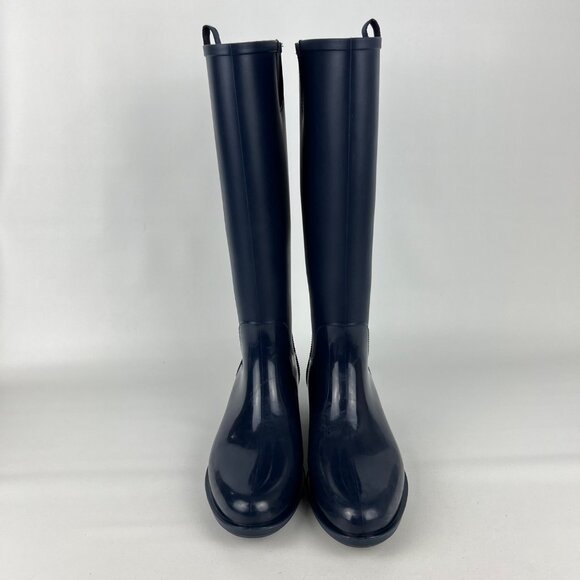 Tommy Hilfiger Womens Karissa Blue Rain Boots Pull On Water Resistant size 9 - Picture 2 of 16